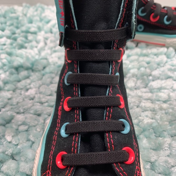 Converse All Star Canvas Chuck Taylor Aqua & Pink - Picture 9 of 15